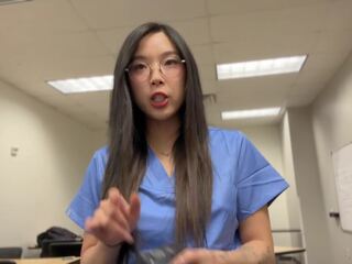 Creepy surgeon Convinces Young Asian Medical Dr. to Fuck to Get Ahead