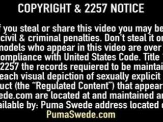 Dom Smoker Puma Swede Pussy Fucks desiring porn Slave Claudia Valentine&excl;