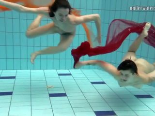 Sara Bombina and Gazel Podvodkova Underwatershow Beauties