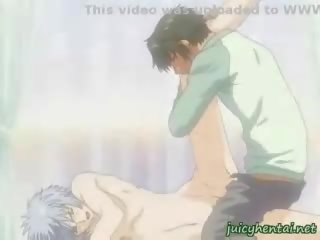 Sexy hentai youth getting a dick