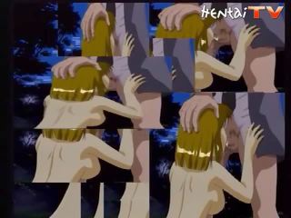 Besar dada animasi seks film rambut coklat