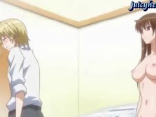 Naughty Anime Chick Doing Handjob