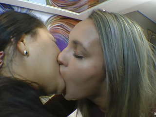 Paola and Cauanny Love to Kiss - great Brazilian Girls.