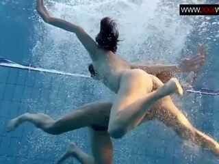 Underwater gorgeous Russian Lesbians Loving Each Other