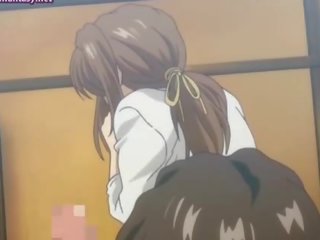 Lascive anime freting viņai klitors